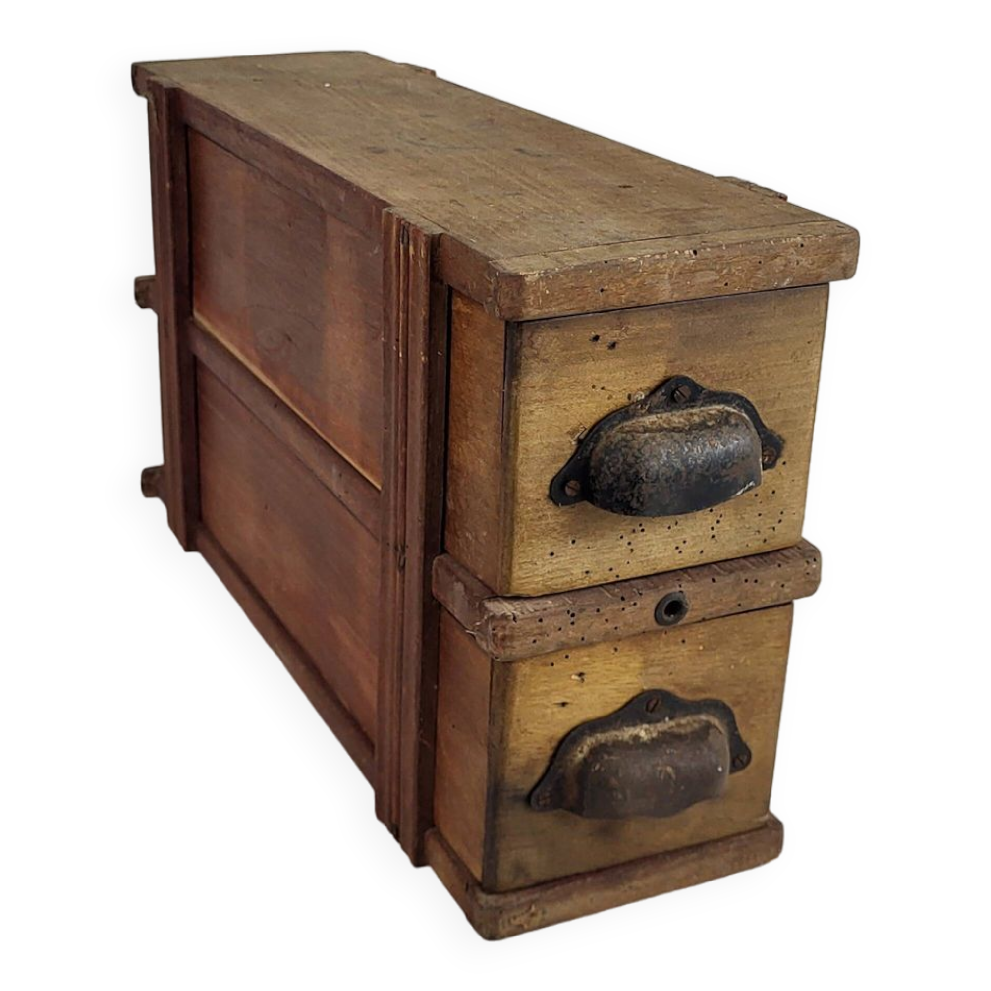 Boîte de rangement en bois, années 20-30