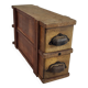 Boîte de rangement en bois, années 20-30