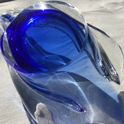 Empty pocket crystal Bayel blue dove