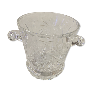 seau a champagne en cristal