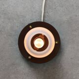 Mid-Century Italian Brass and Opaline Table Lamp