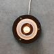 Mid-Century Italian Brass and Opaline Table Lamp