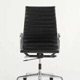 Vitra - Charles Eames, Ray Eames - Chaise de bureau - EA119 - Aluminium, Cuir