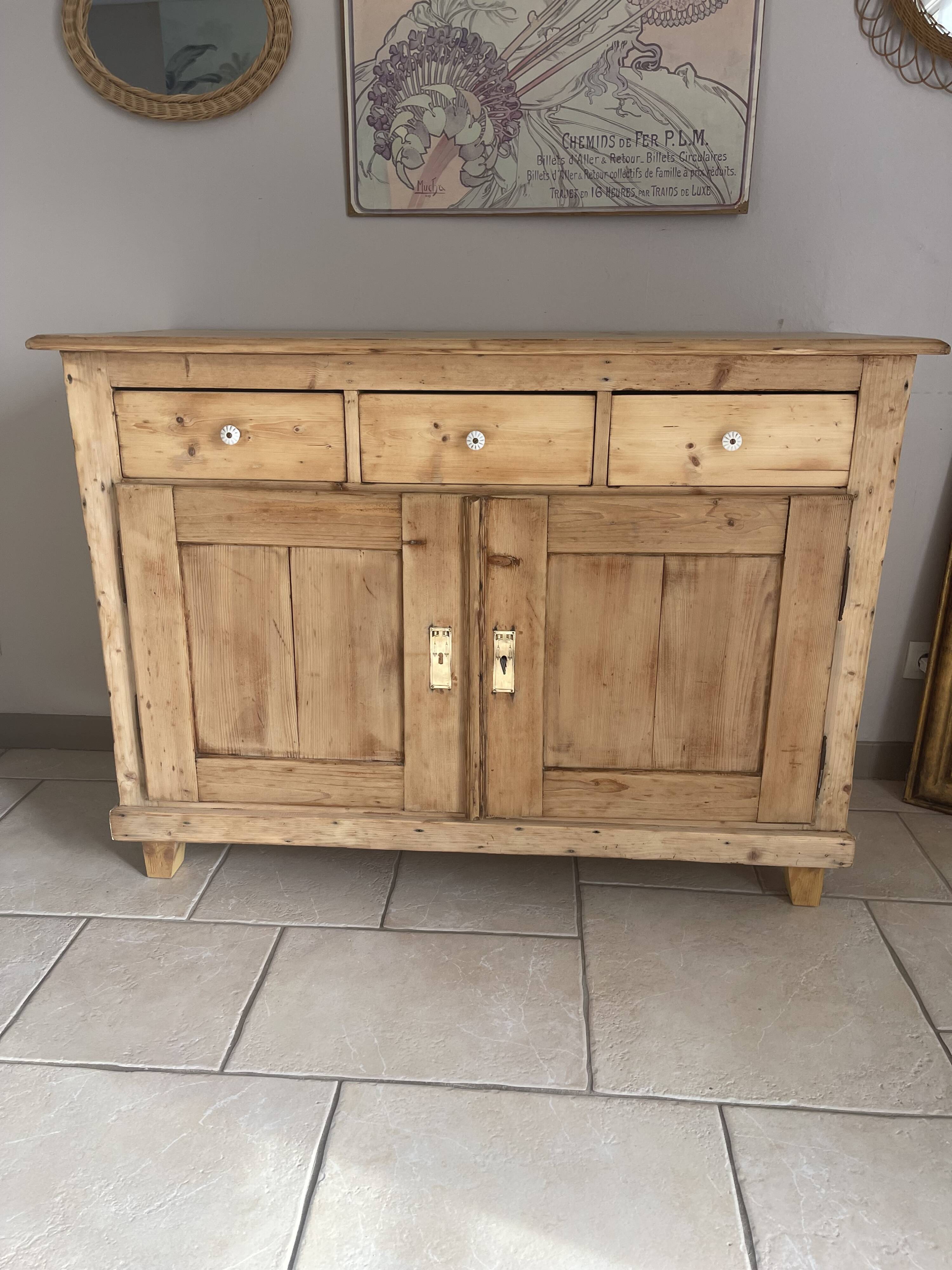 Solid pine sideboard