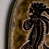 Ceramic dish, Jean Lurçat, 1950s