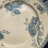 4 plates iron earth Royat sarreguemines U&C