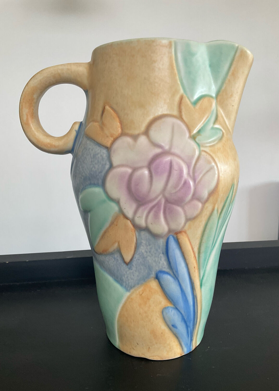 Vintage Beswick England pitcher in glazed ceramic