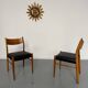 Pair of Italian design chairs by Consorzio Sedie Friuli, 1960s.