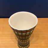 Very nice vase by Roger Capron with grid décor