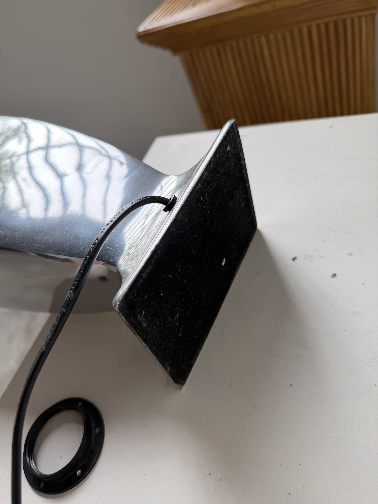 XL lamp made of aluminium 1980