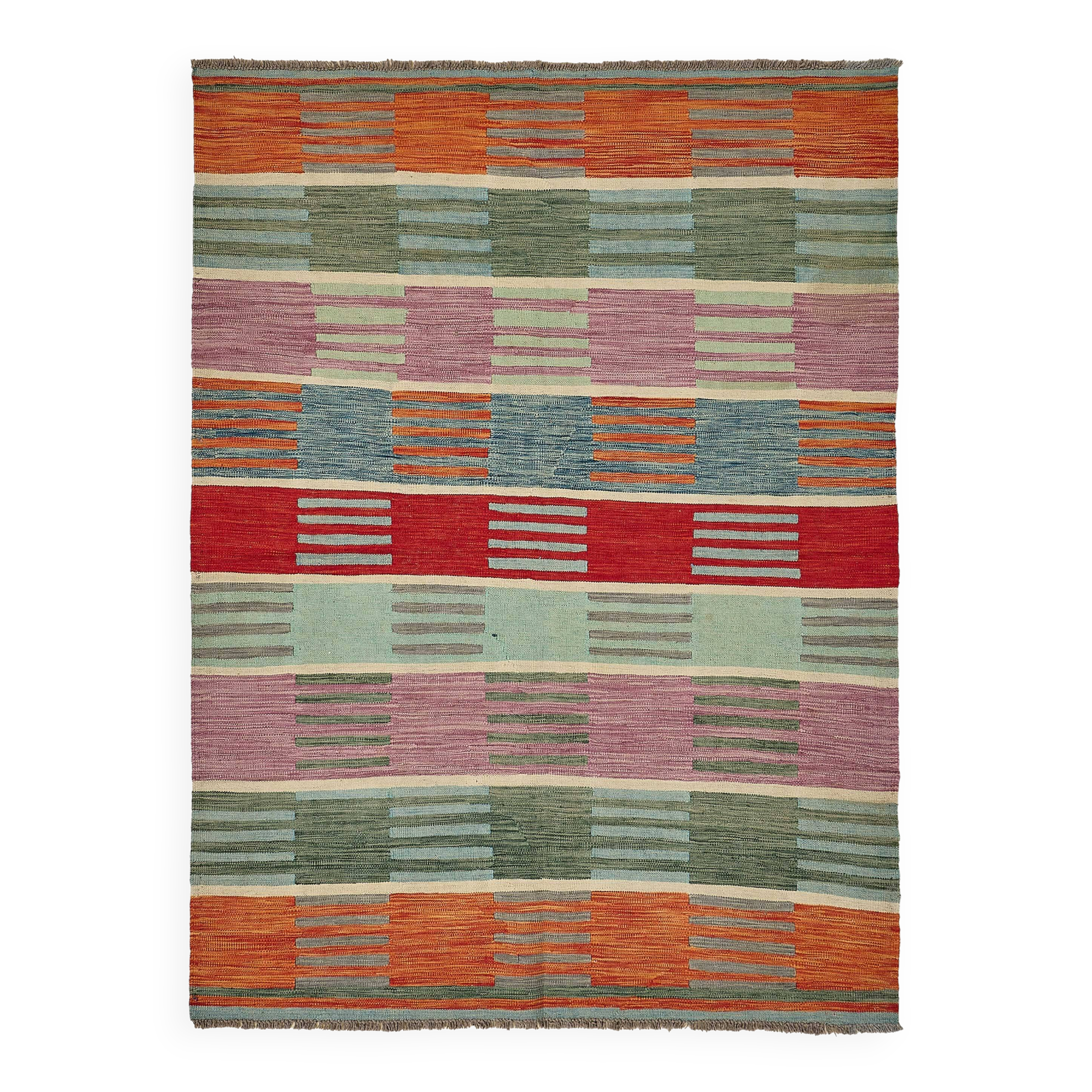 Contemporary Tribal Decorative Kilim 148 cm x 200 cm