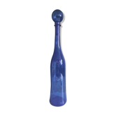 Carafe Biot en verre bleu de Perse