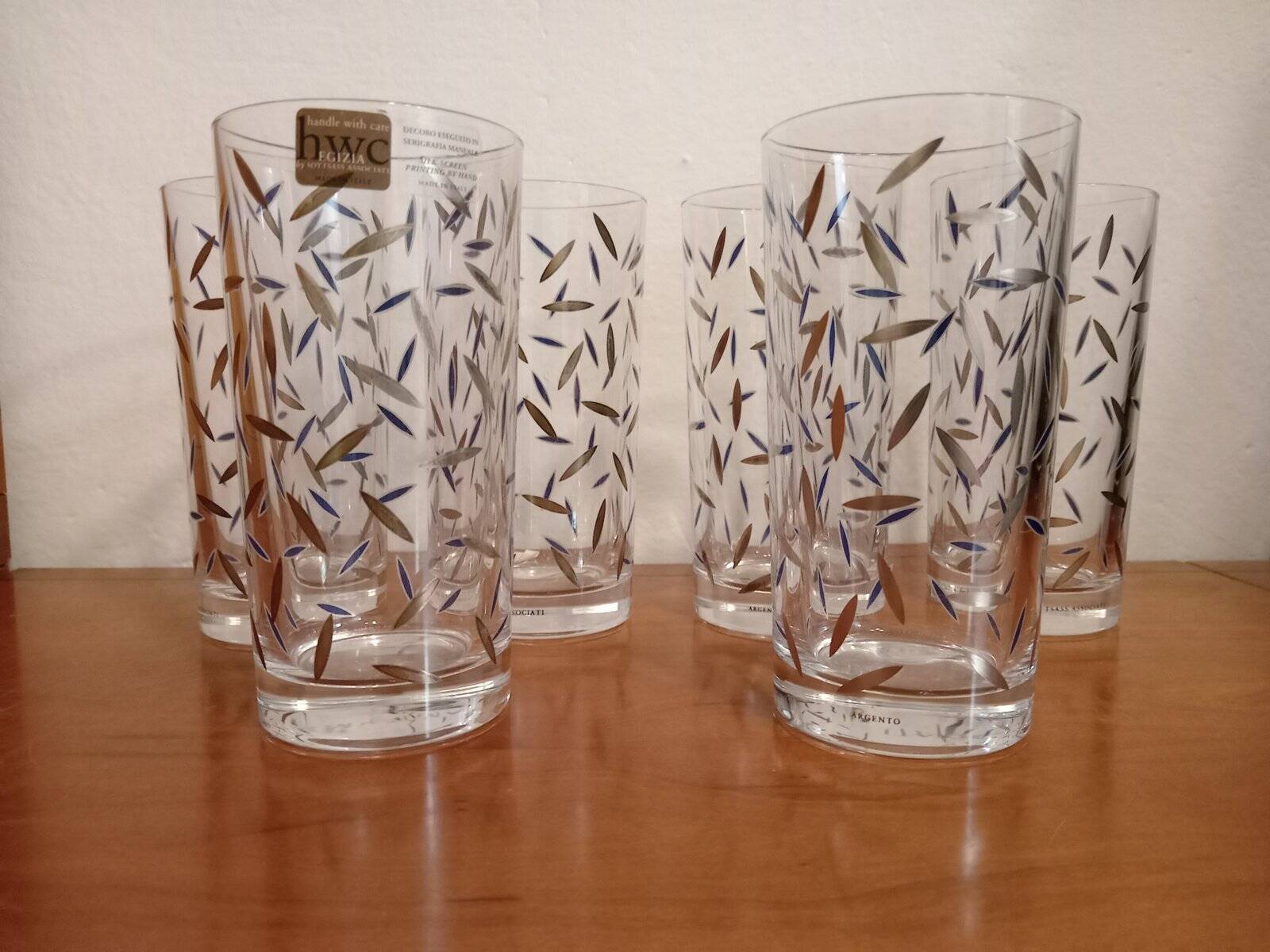 Little Breeze glasses by Nanae Umeda for Egizia, 1997, set of 6