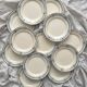 12 "Chinon" ironstone dessert plates from Choisy le Roi