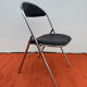 Chrome folding chair Souvignet from the 1970s