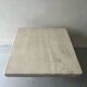 Square coffee table in polished travertine, Italy 1970.