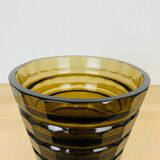 Daum Nancy Art Deco vase 1930 Lorraine cross smoked glass