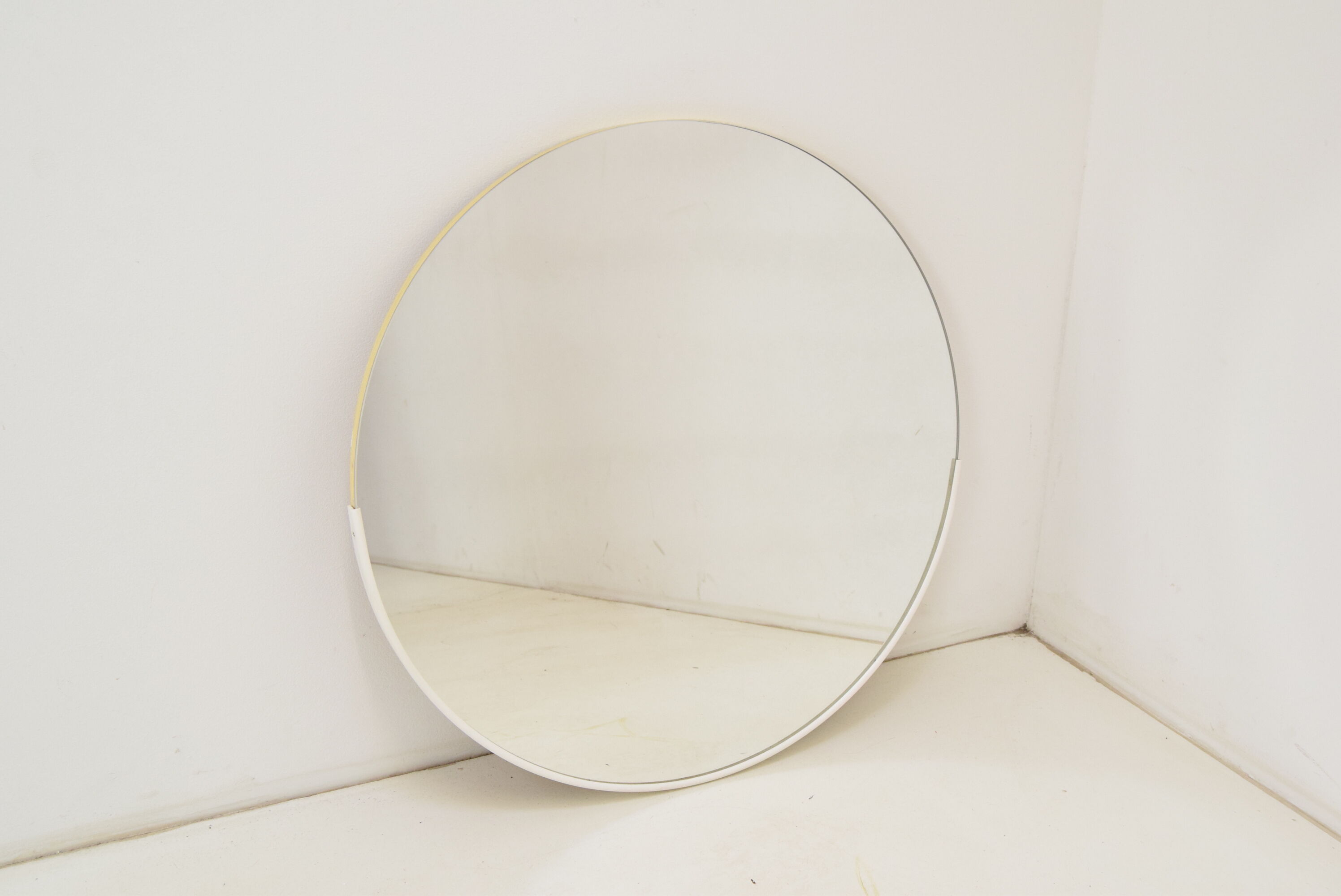 Mid-century Wall Round Mirror,1970's