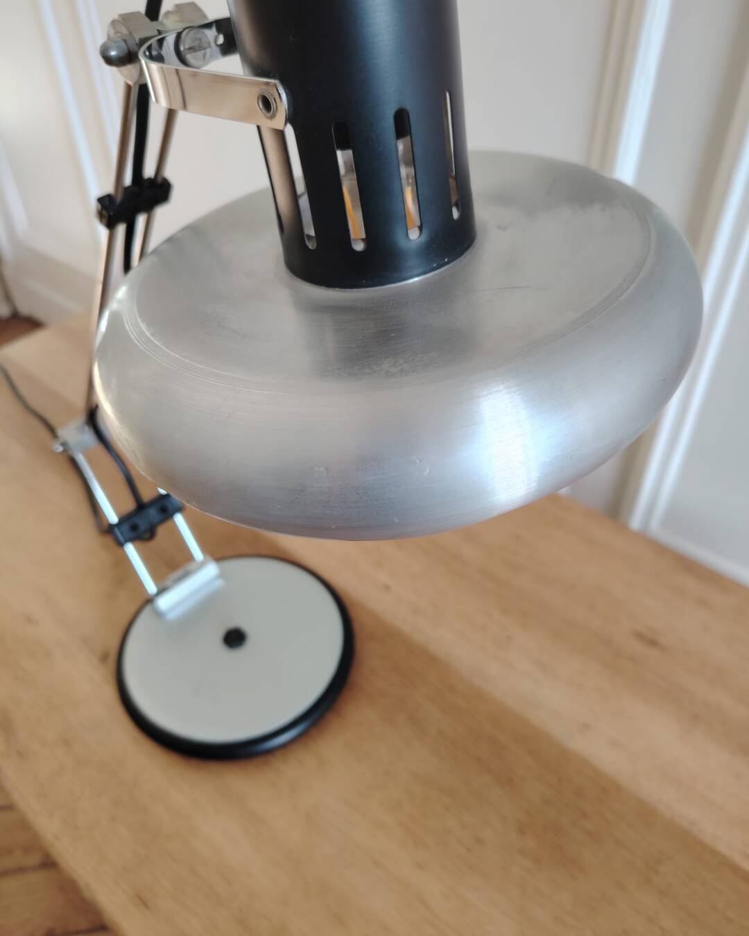 Aluminor desk/architect's lamp, 1970s