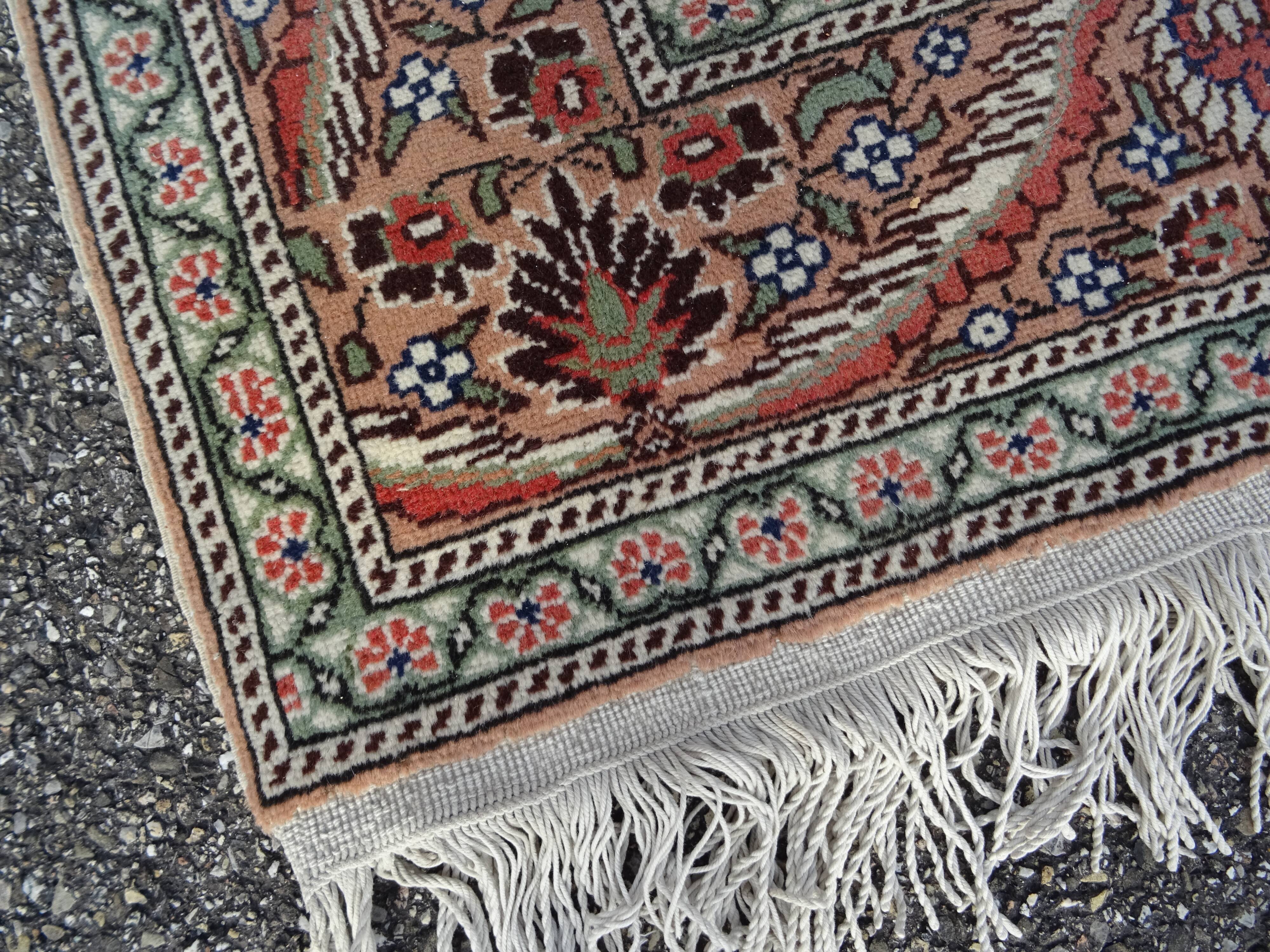 Vintage Handmade Oriental Rug 303 X 198