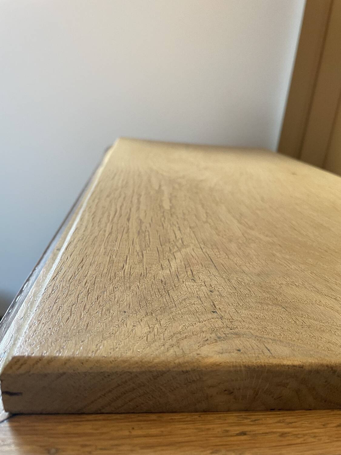 Carved solid oak chest of drawers