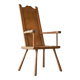 Traditional Armchair Folk Style in Oak 1930s