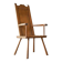 Traditional Armchair Folk Style in Oak 1930s
