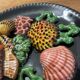 Assiette trompe l’œil Vallauris 1950
