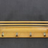 1960s Pair of Mid-century Wooden Wall Hangers, Czechoslovakia