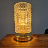 Chiseled cerre table lamp