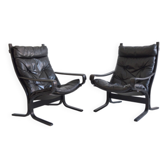 Fauteuil Siesta par Ingmar Relling pour Westnofa design Norvégien 1960s ( 1