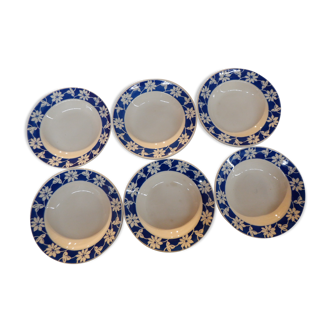 Set de 6 assiettes creuses Badonvillier