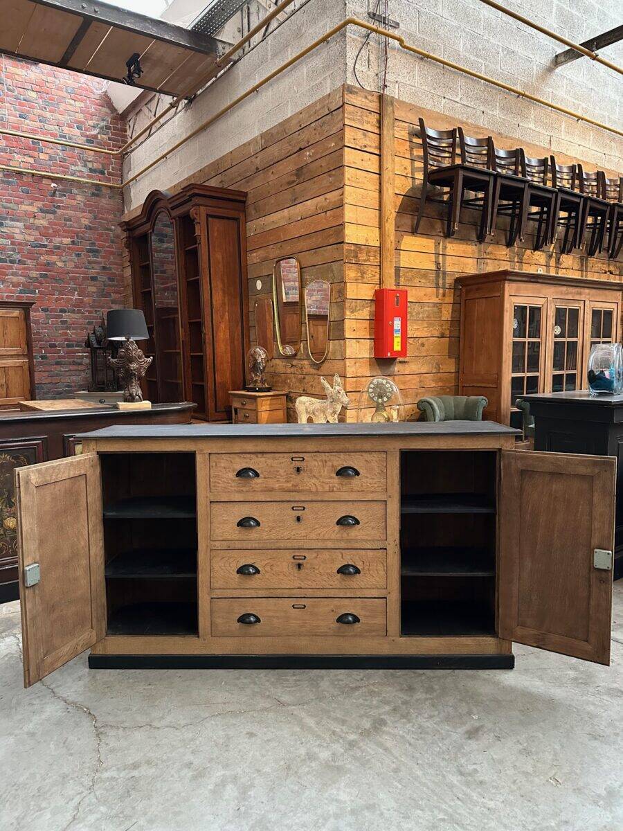 Workshop furniture from the early 20th century.