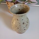 Pyrite stoneware vase