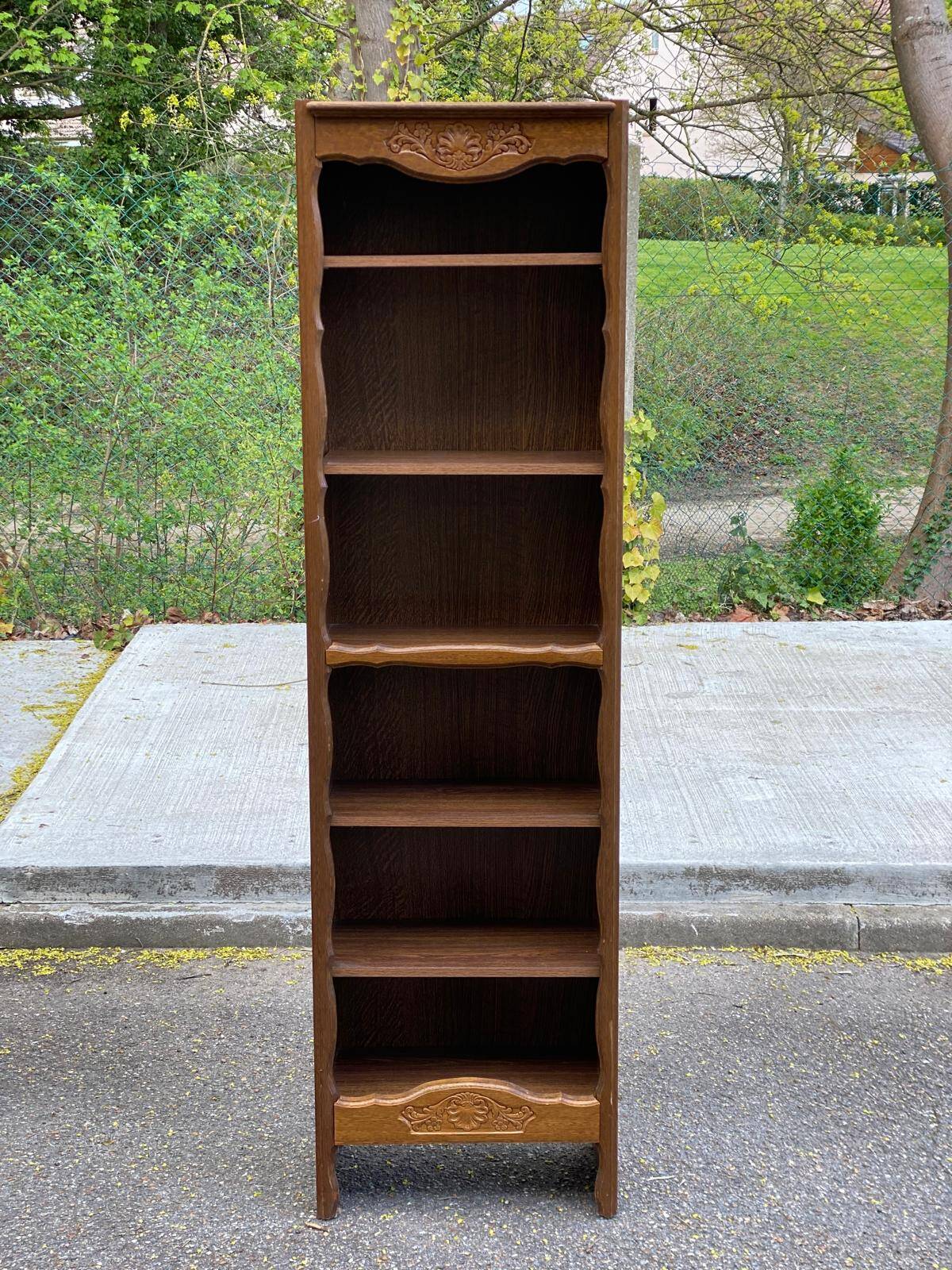 2 Louis XV wooden Bibus bookshelves from the 1990s.