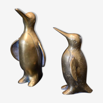 Pingouins en laiton