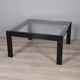 Vintage glass coffee table !sanmarco model by gae aulenti for zanotta, 1970