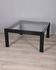 Vintage glass coffee table !sanmarco model by gae aulenti for zanotta, 1970
