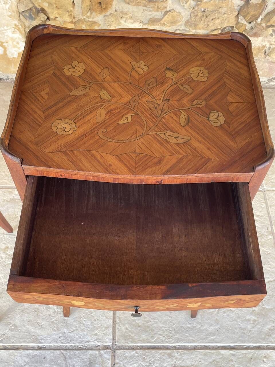 Paire de chevets , Style Louis XV en Palissandre
