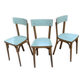 Lot de 3 chaises "Baumann"