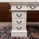 Classic English White Chesterfield Desk