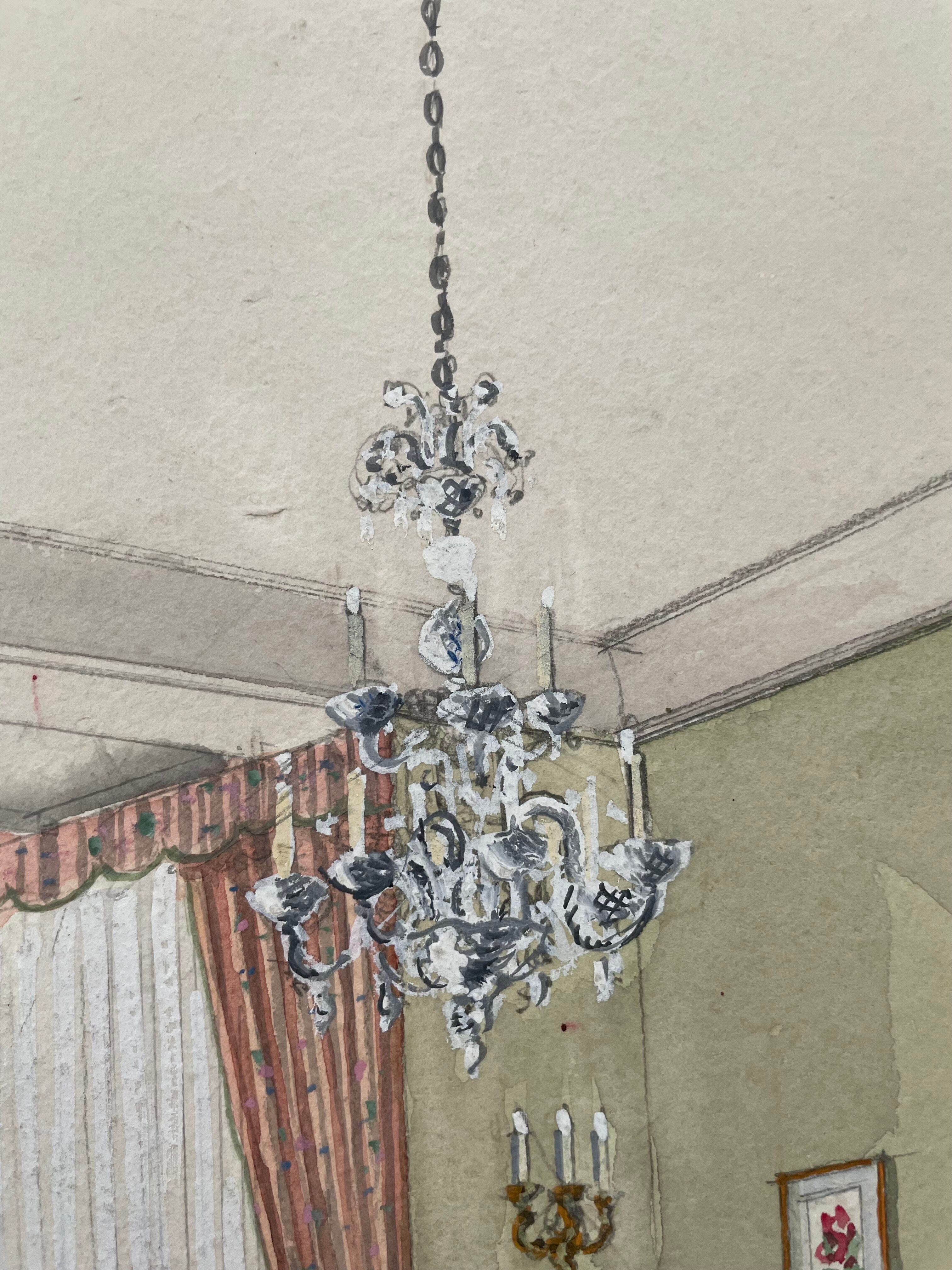 Painting decorative art interior architecture 30-50s