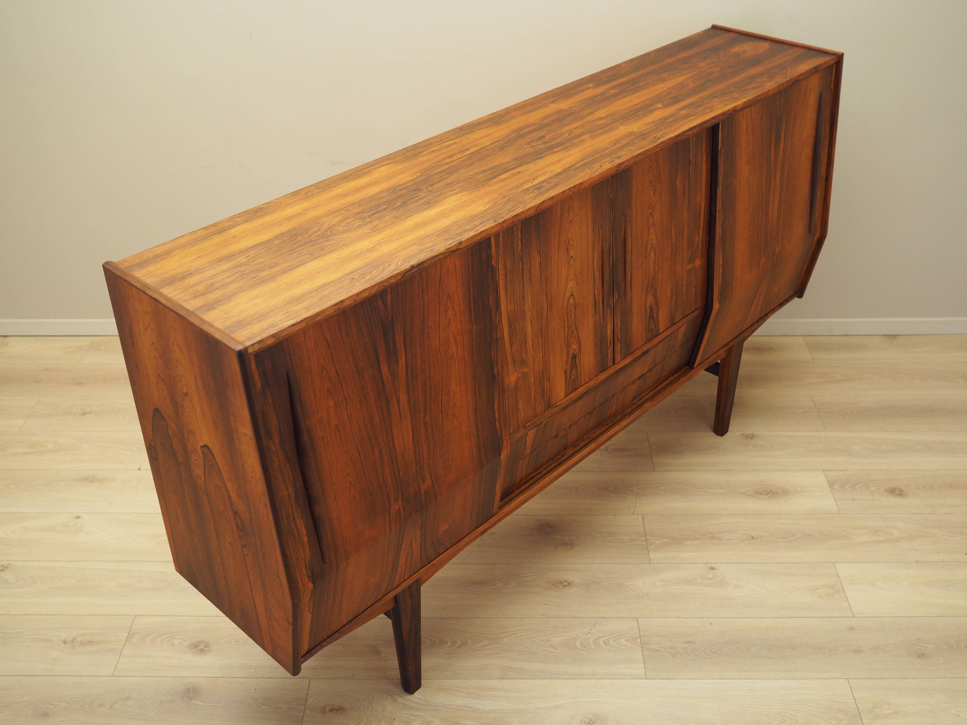 Rosewood highboard, Danish design, 1970s, production: Denmark