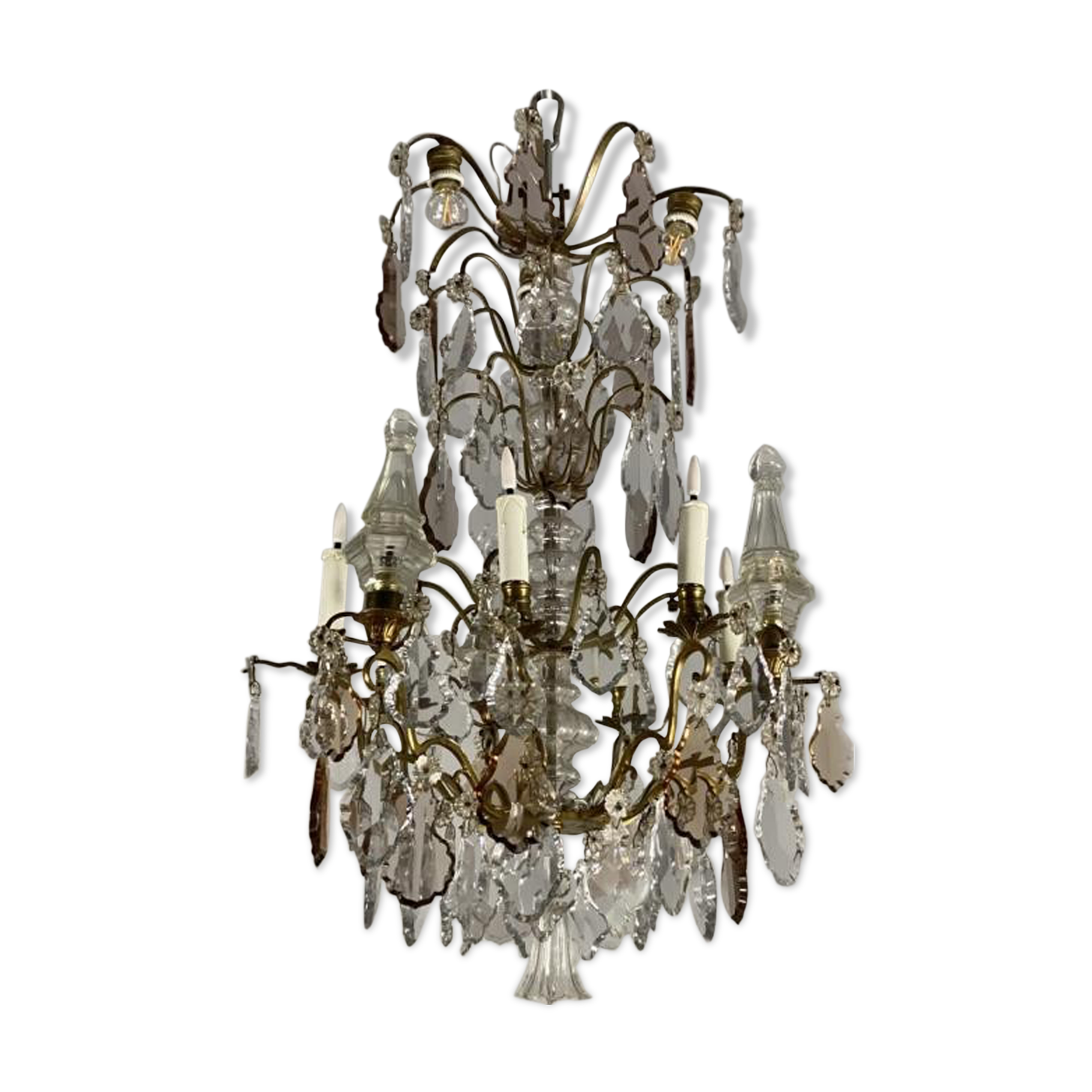 Chandelier, 12 lights, 1900