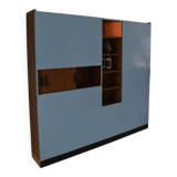 1960s teak library partition