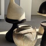 Pawn Brown - Stool, side table in the shape of a brown pawn.