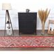 1970s Vintage Turkish Hand-Knotted Wool Cotton Pink Runner Rug 92x343