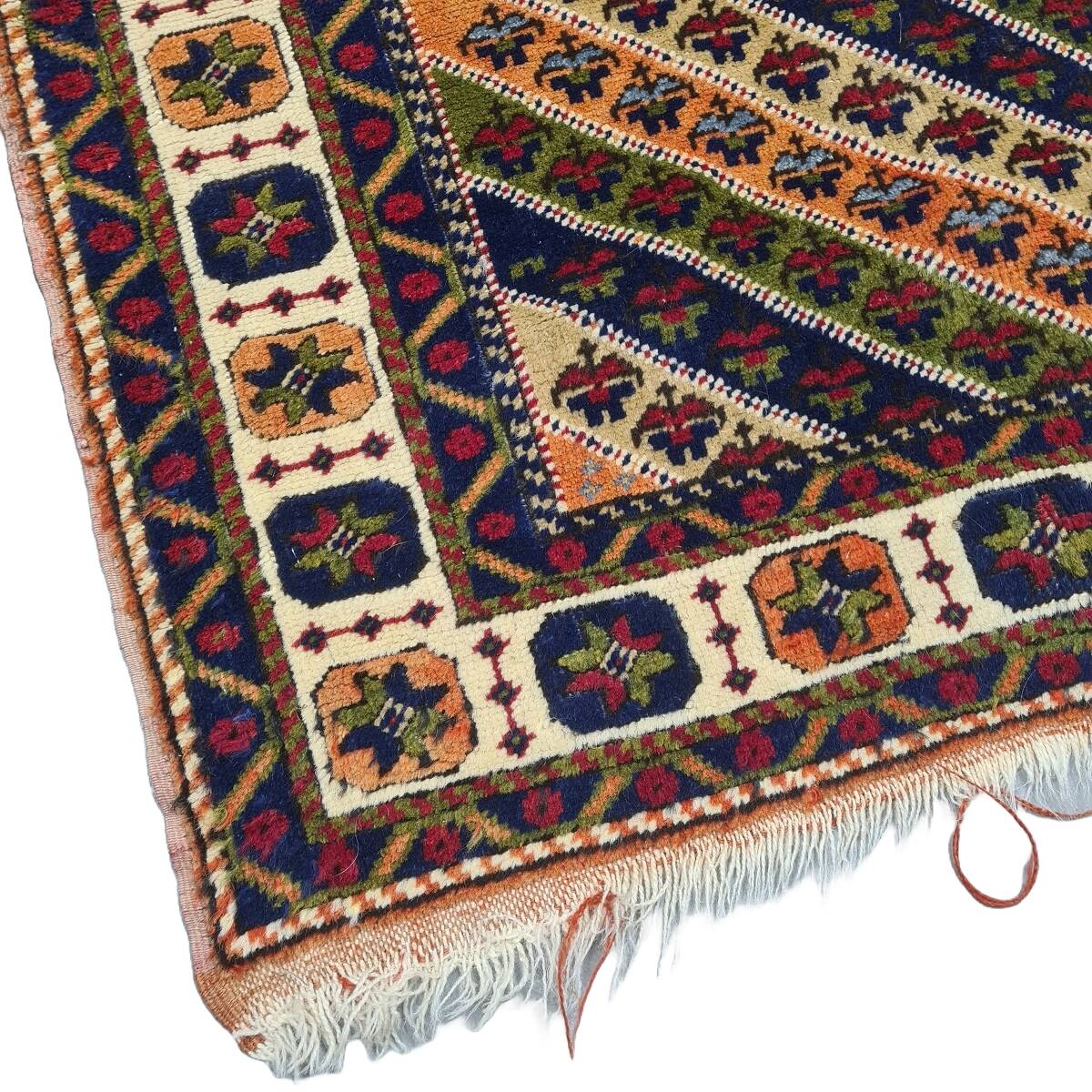Vintage Handknotted Turkish Taspinar Wool Carpet