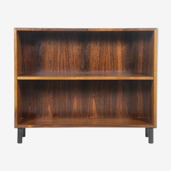 Rosewood bookcase with metal black legs, made in Denmark, 1960s