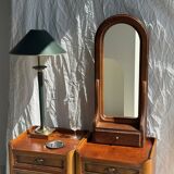 Vintage green and gold table lamp H60 D30